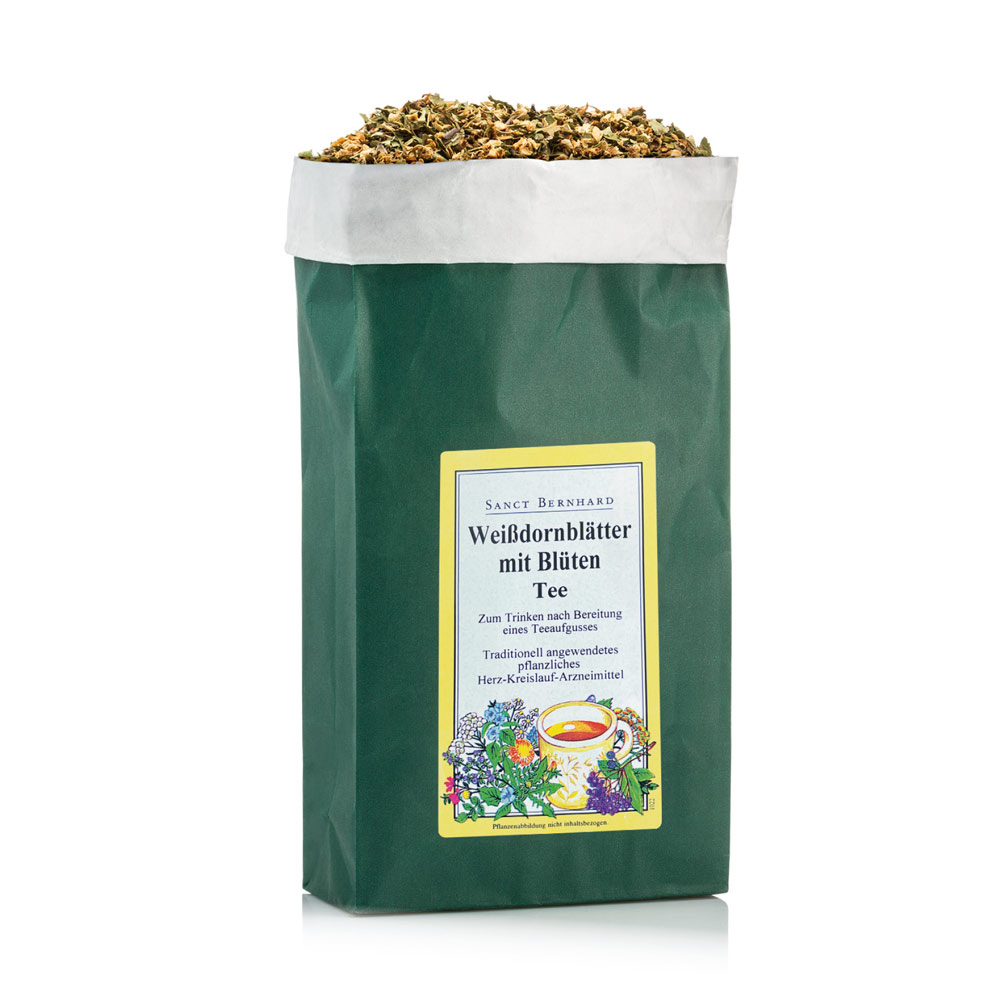 Hawthorn Leaves with Blossoms Tea » Buy online now Sanct Bernhard
