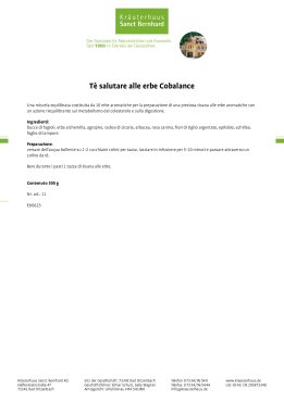 Tè salutare alle erbe Cobalance 500 g