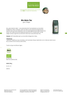 Bio-Mate-Tee gr&uuml;n/Taragin 250 g