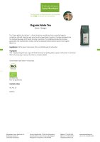 Organic Mate Tea Green / Taragin 250 g