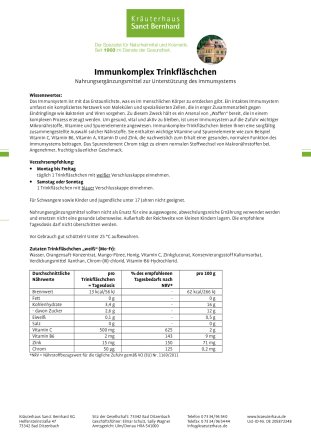 Immunkomplex-Trinkfl&auml;schchen  30x 20 ml 600 ml