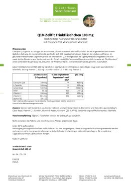 Q10-Zellfit 100 mg Trinkfl&auml;schchen 600 ml