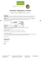 Gelée Royale + pollen de fleurs + vitamine E 1800 ml