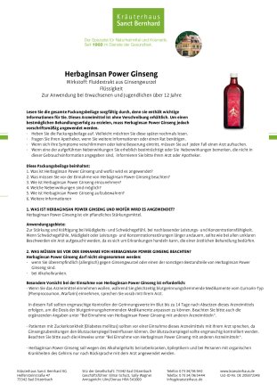 Herbaginsan Power Ginseng 250 ml