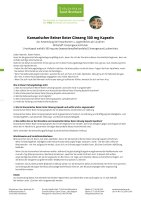 Koreanischer-Reiner-Roter-Ginseng-Kapseln 200 Kapseln