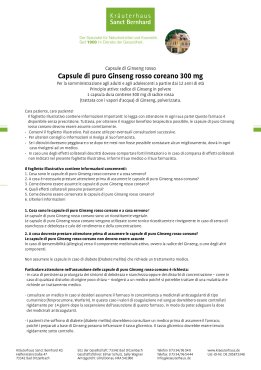 Capsule di puro Ginseng rosso coreano 600 capsule
