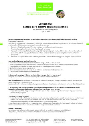 Capsule per il sistema cardiocircolatorio coregan plus N 90 capsule