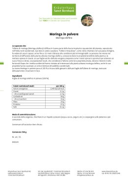 Moringa in polvere 500 g