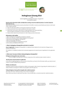 Herbaginsan Ginseng Elixir 250 ml