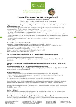Capsule di biancospino SN, 112,5 ml capsule 120 capsule