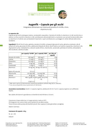 Capsule per gli occhi 90 capsule