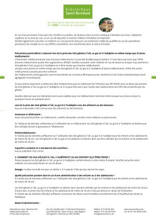 Gélules à  l’huile et à  l’ail avec de l’aubépine et du gui 480 gélules