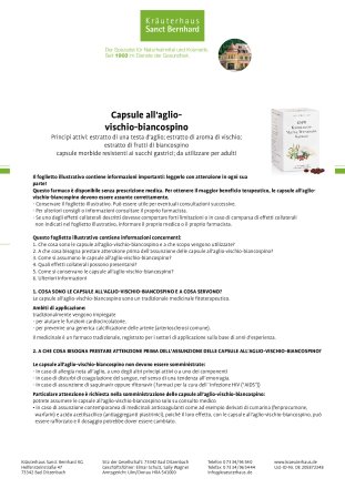 Capsule all’aglio-vischio-biancospino 480 capsule