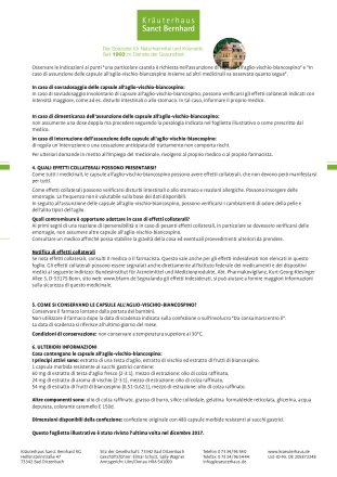 Capsule all’aglio-vischio-biancospino 480 capsule