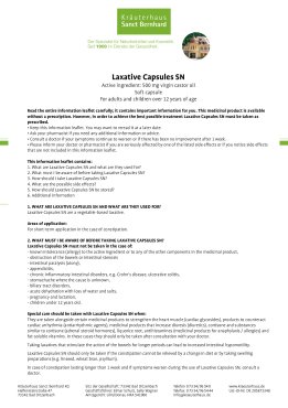 Laxative Capsule SN 120 capsules