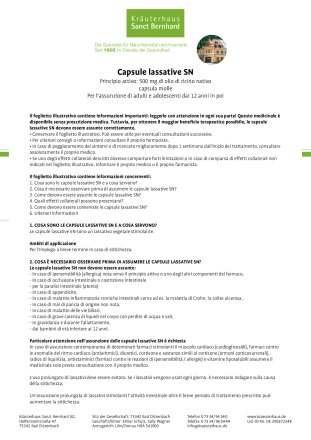 Capsule lassative SN 120 capsule