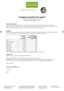 Complesso vitaminico B in capsule 150 capsule