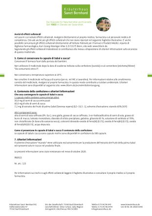 Capsule di sabal e zucca 300 capsule