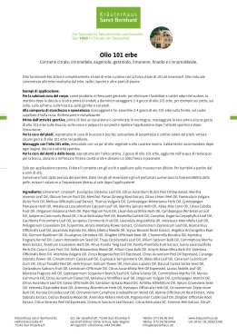 Olio alle erbe aromatiche 101 100 ml