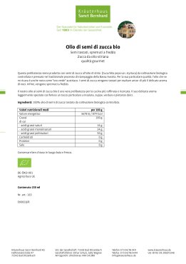 Olio di semi di zucca bio tostato 250 ml