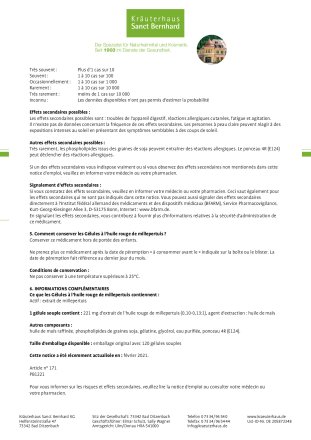 Gélules aux millepertuis et à  l’huile rouge 120 gélules