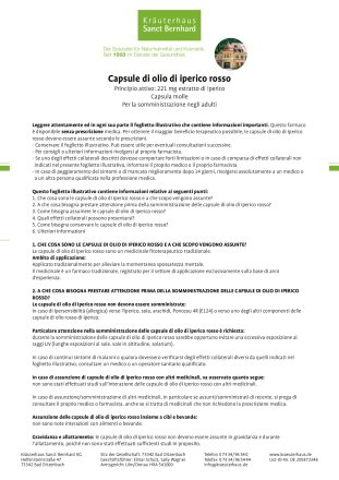 Capsule all'olio rosso di iperico 120 capsule