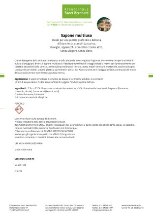 Sapone multiuso