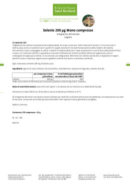Selenio 200 µg Mono compresse 250 compresse