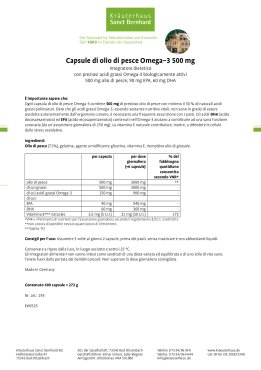 Capsule Omega 3 olio di pesce 400 capsule