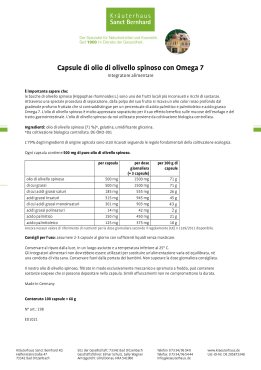 Capsule Omega 7 olio di olivello spinoso 100 capsule