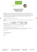 Vitamine-D3-2 000 U.I. Comprimés mono 150 comprimés