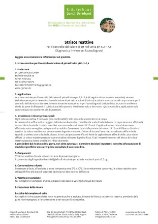 Strisce reattive pH 99 pezzo