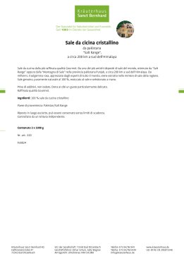 Sale da cucina cristallino 3 kg