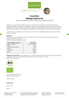 Bruschetta mélange d'épices bio 130 g