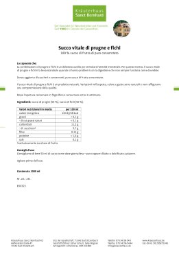 Succo vitale di prugne e fichi