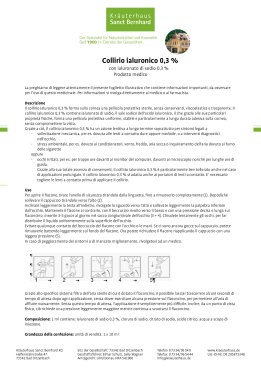 Collirio ialuronico 0,3 % 10 ml
