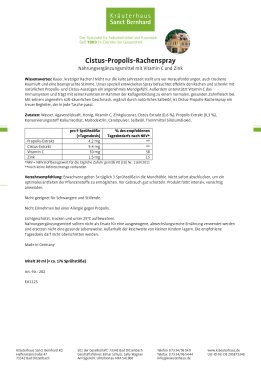 Cistus-Propolis-Rachenspray 30 ml