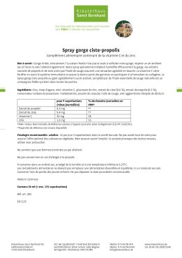 Spray gorge ciste-propolis 30 ml