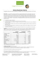 Boisson Beauté pour homme 600 ml