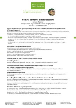 Pomata vulneraria e curativa / pomata allo zinco 100 ml