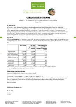 Capsule vitali alla lecitina 120 capsule