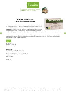 T&egrave; verde Darjeeling bio 35 g