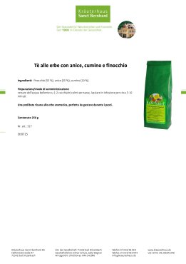 T&egrave; alle erbe con anice, cumino e finocchio 250 g