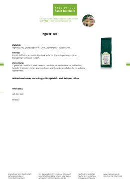 Ingwer-Tee 250 g