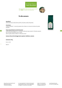 Tè allo zenzero 250 g