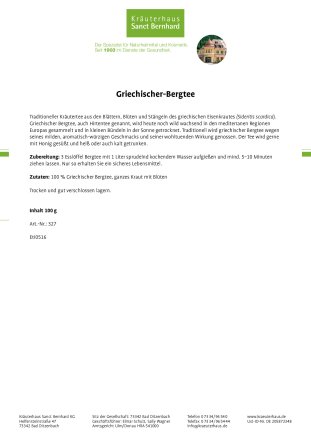Griechischer Bergtee
