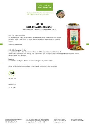 6er-Tee nach Eva Aschenbrenner 175 g