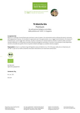 Tè Matcha bio 30 g