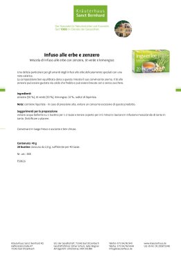 Infuso alle erbe e zenzero 40 g