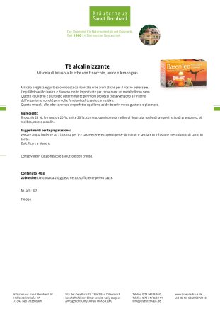 Tè alcalinizzante 40 g
